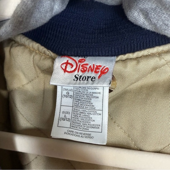 Vintage Disney Store Mickey Mouse Varsity Jacket (Youth L 10/12) - Picture 6 of 7